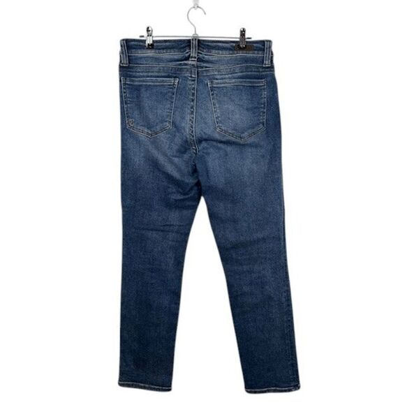 Kut from the Kloth Stevie Straight Leg Medium Whisker Wash Size 8 - Picture 4 of 15